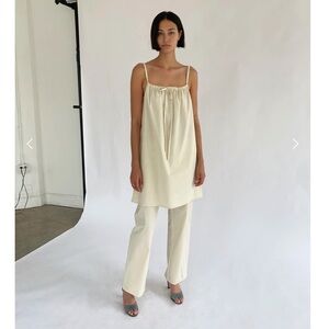 Brooke Callahan Bow Dress in Rice
